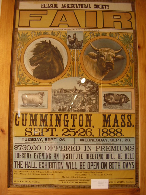 In recent years The Cummington Fair has been recycling its old posters from